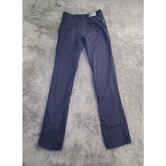 Armani Junior Sz 14A Girls Navy Blue Slacks Dress Pants C4-57 - Picture 7 of 9